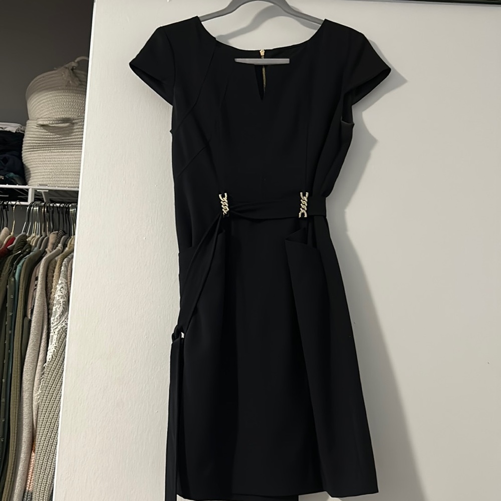 Black business dress worn twice.